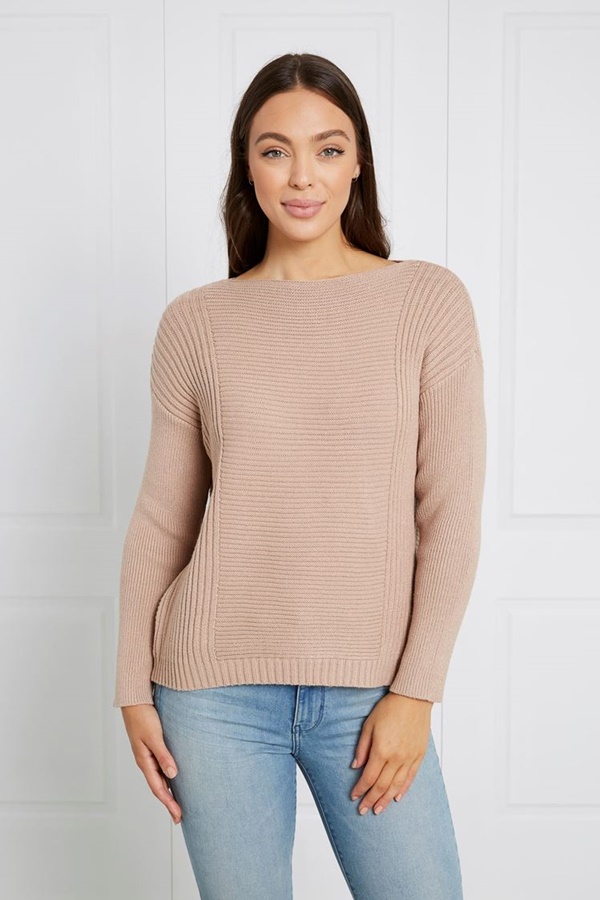 BOAT NECK KNIT JUMPER BOAT NECK KNIT JUMPER
