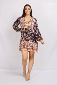 Boho Babydoll Short Dress