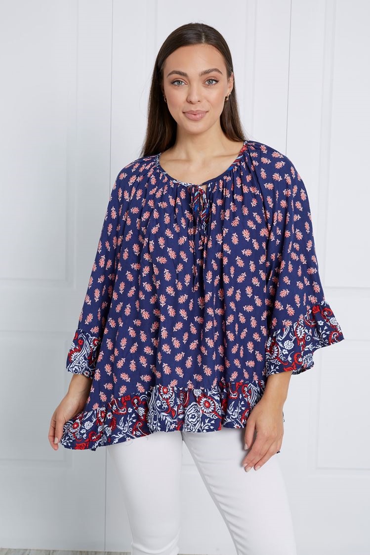 boho peasant tops