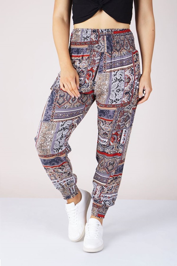 BOHO PRINT HAREM PANTS BOHO PRINT HAREM PANTS