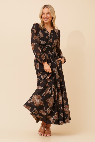 BONINA FLORAL MAXI DRESS
