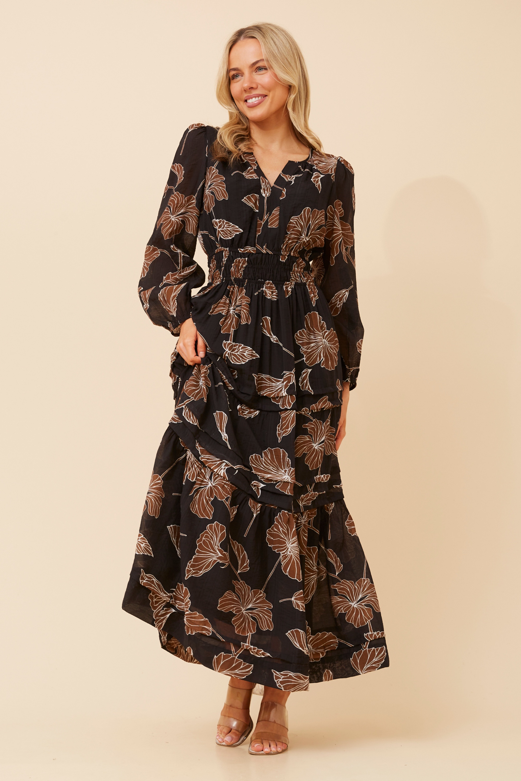 BONINA FLORAL MAXI DRESS