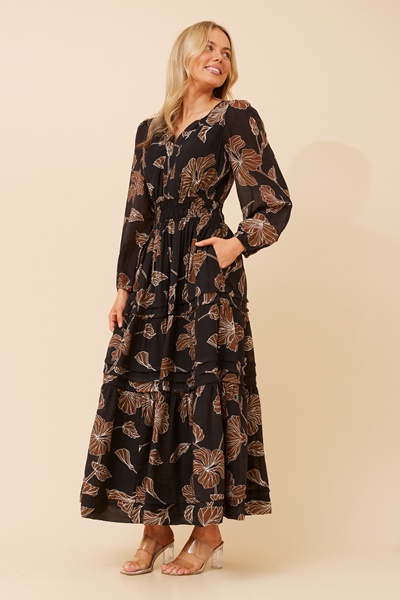BONINA FLORAL MAXI DRESS