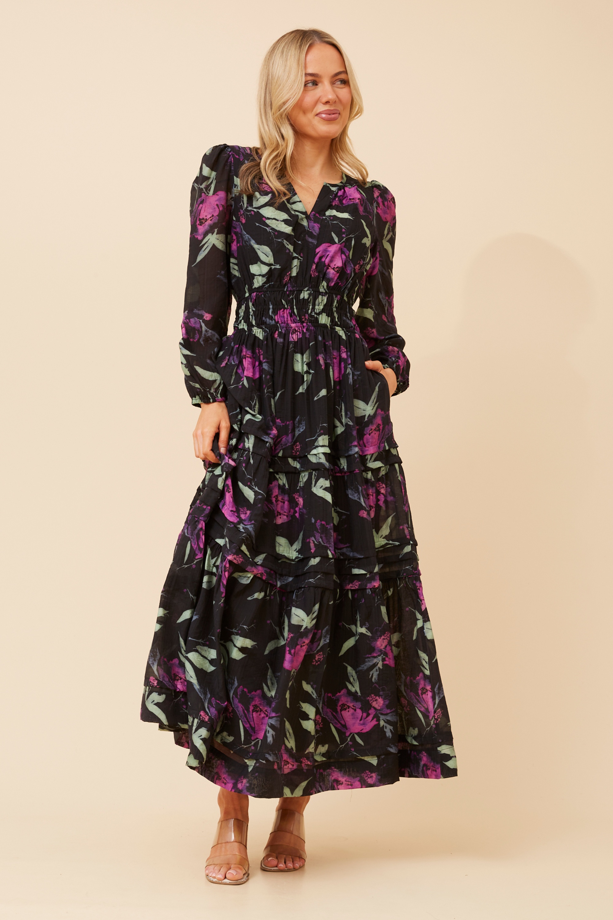 BONINA FLORAL MAXI DRESS