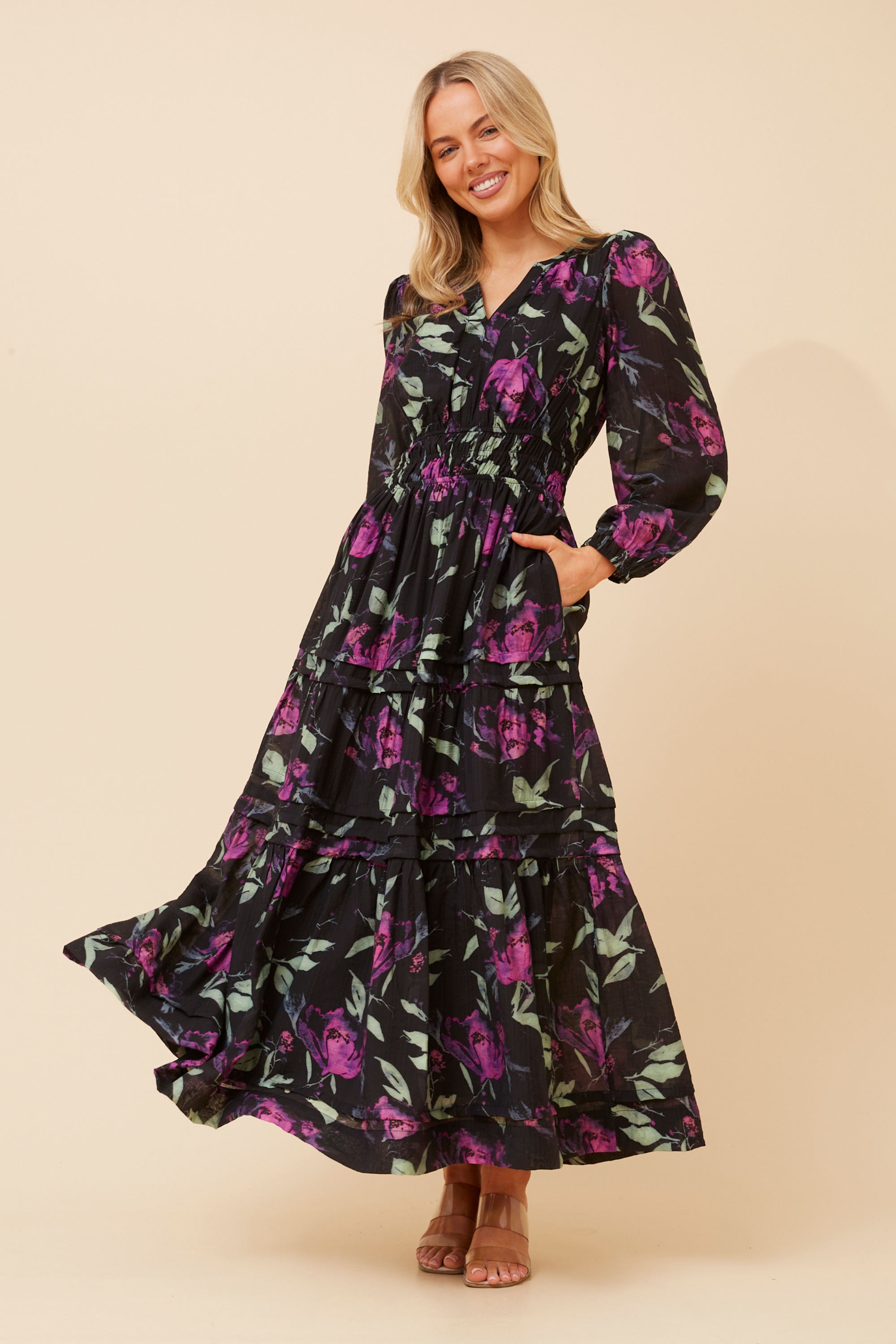 BONINA FLORAL MAXI DRESS