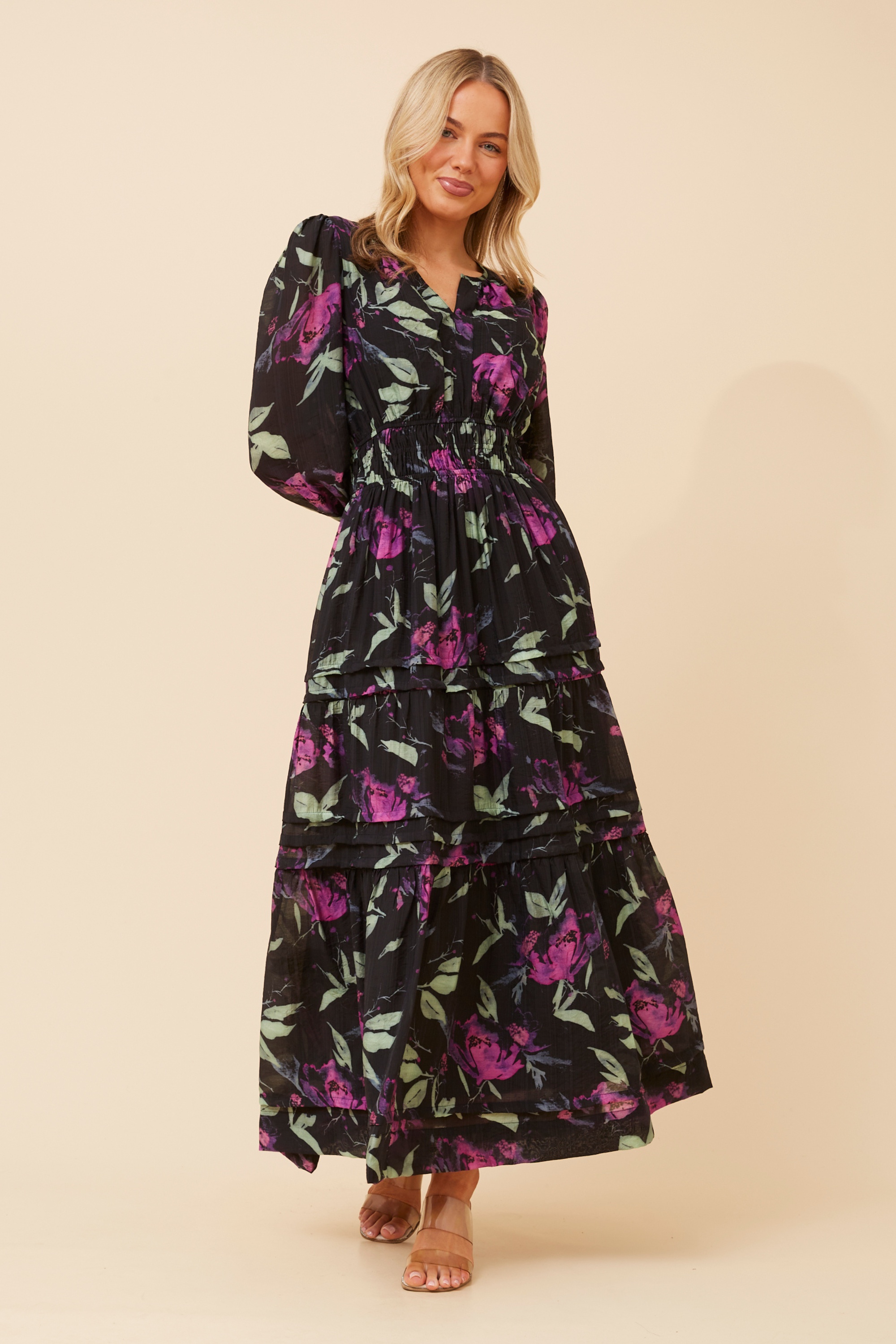BONINA FLORAL MAXI DRESS
