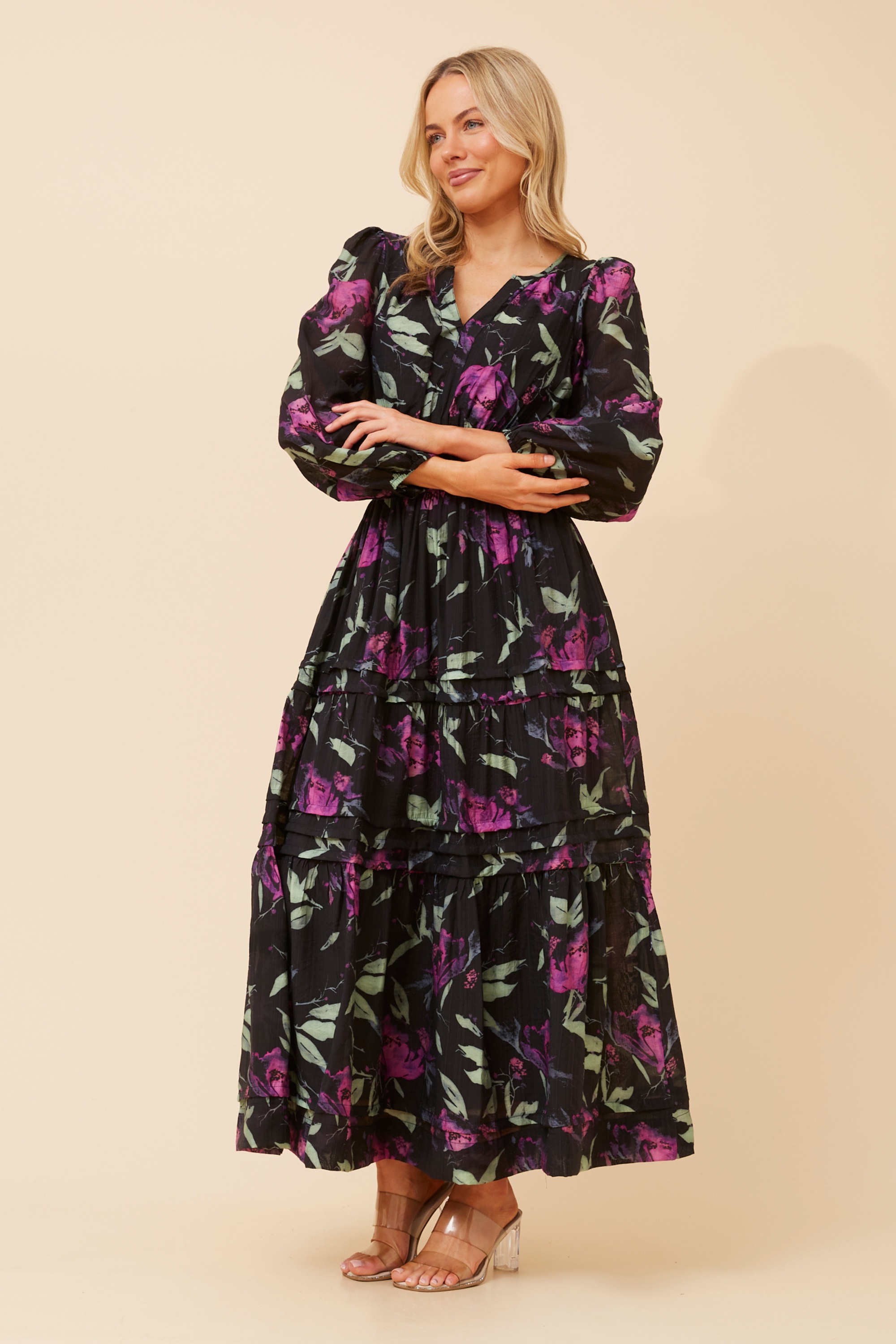 BONINA FLORAL MAXI DRESS