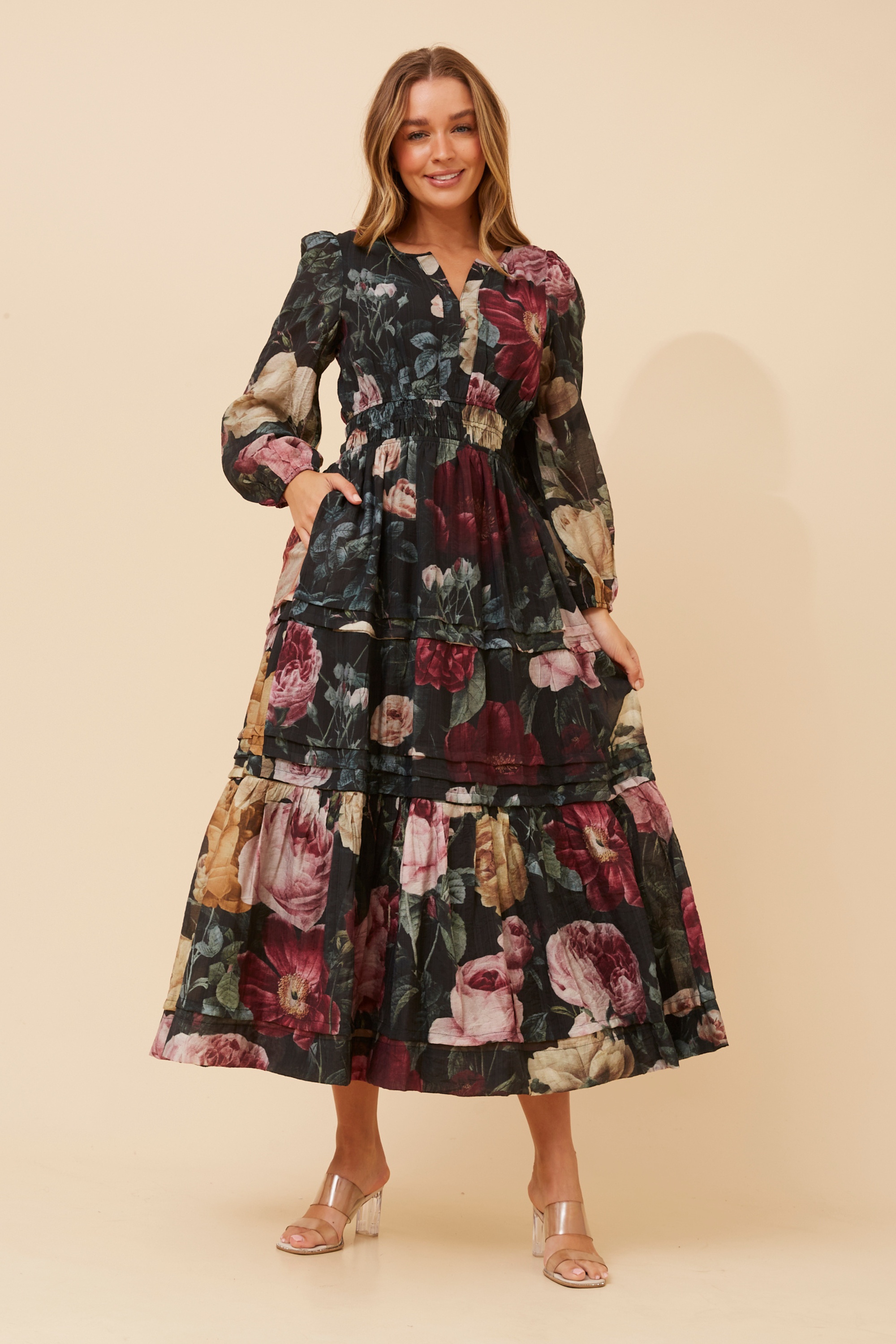 BONINA FLORAL MAXI DRESS
