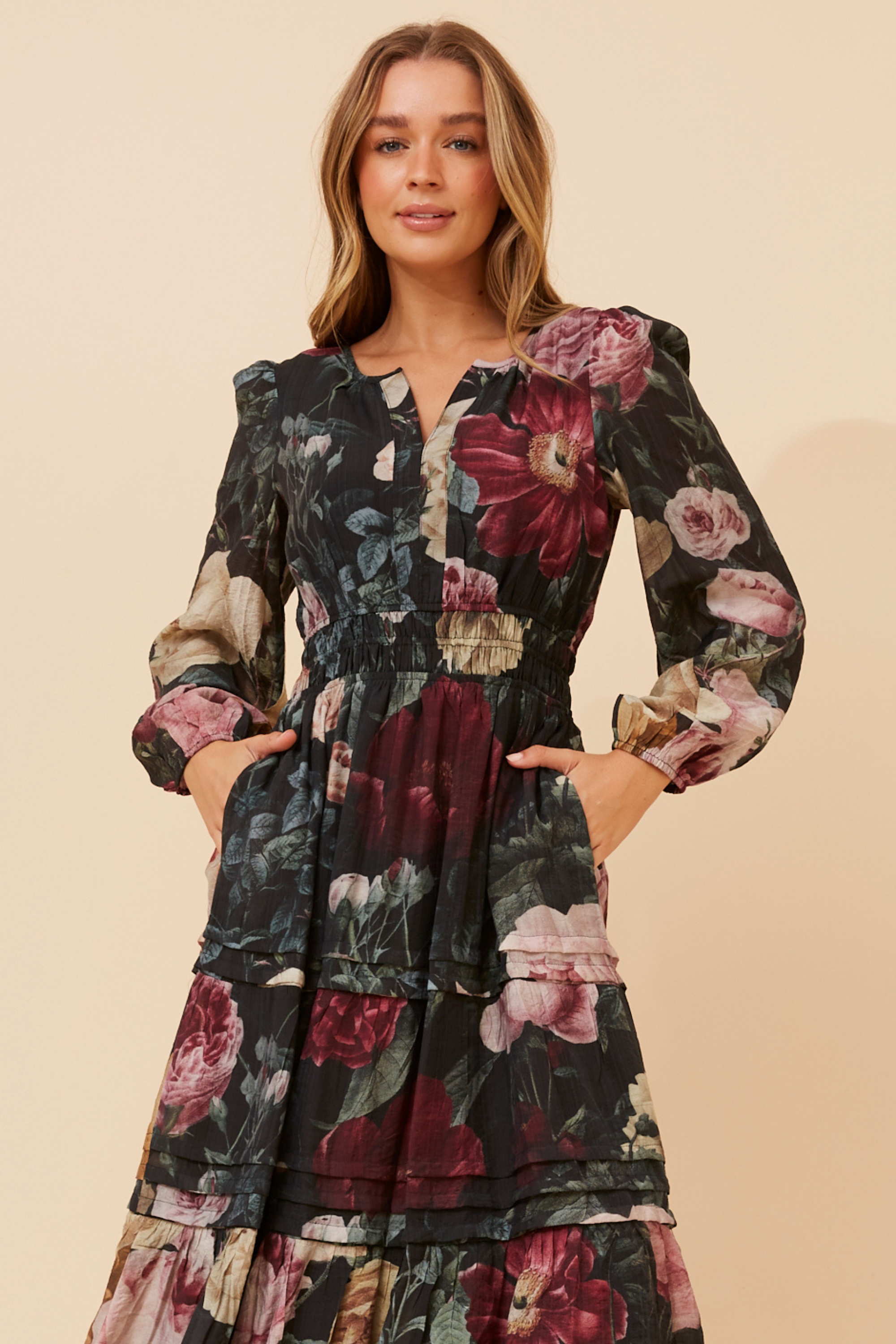 BONINA FLORAL MAXI DRESS