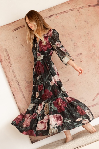 BONINA FLORAL MAXI DRESS