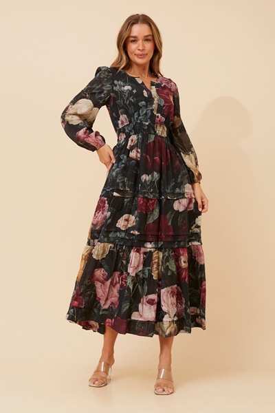 BONINA FLORAL MAXI DRESS