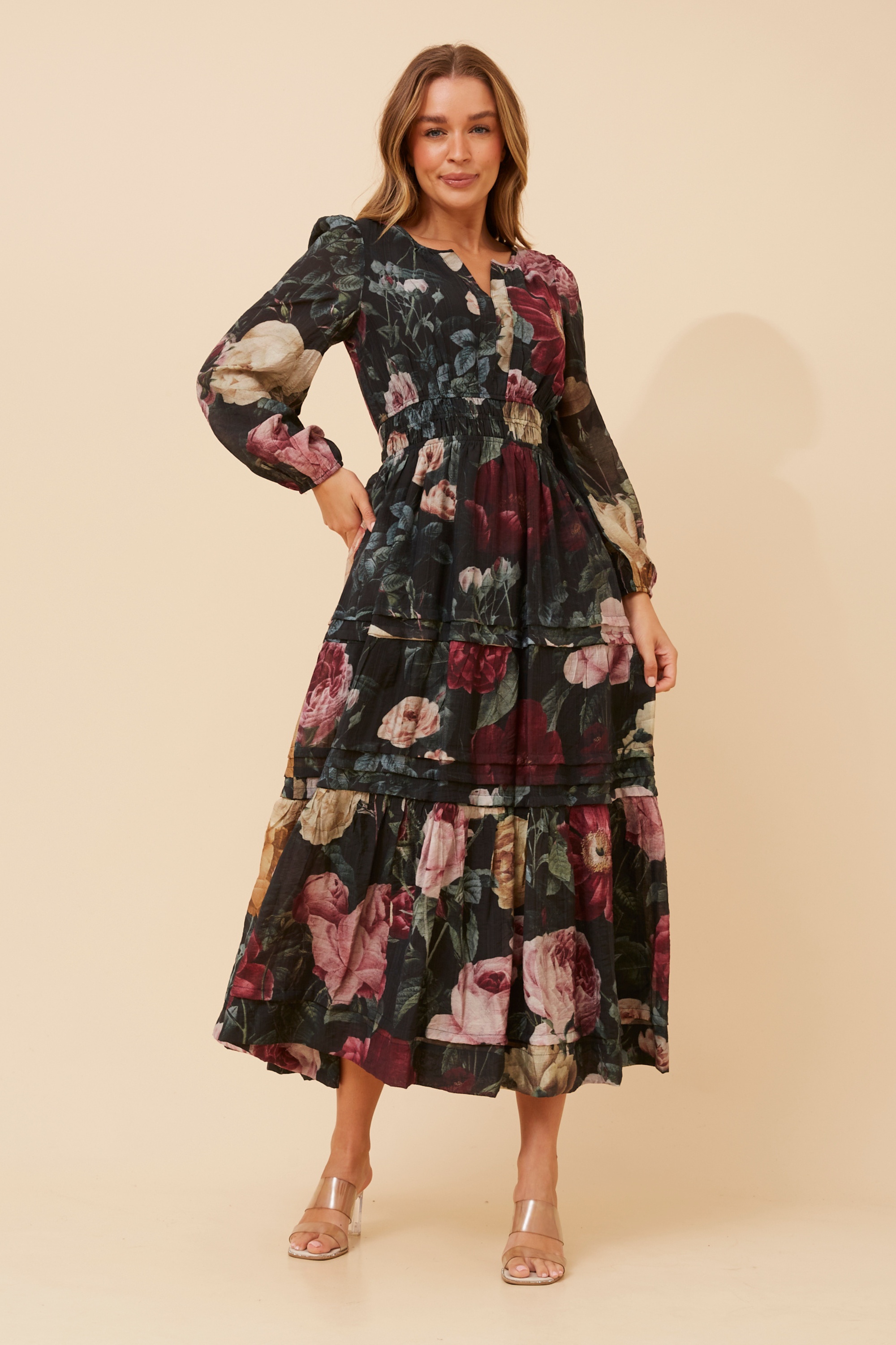 BONINA FLORAL MAXI DRESS