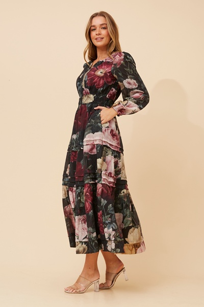 BONINA FLORAL MAXI DRESS