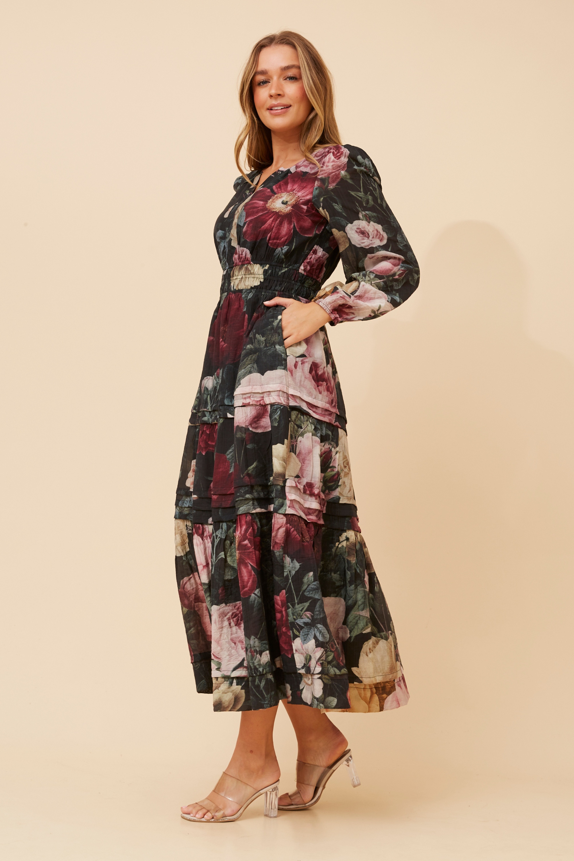 BONINA FLORAL MAXI DRESS