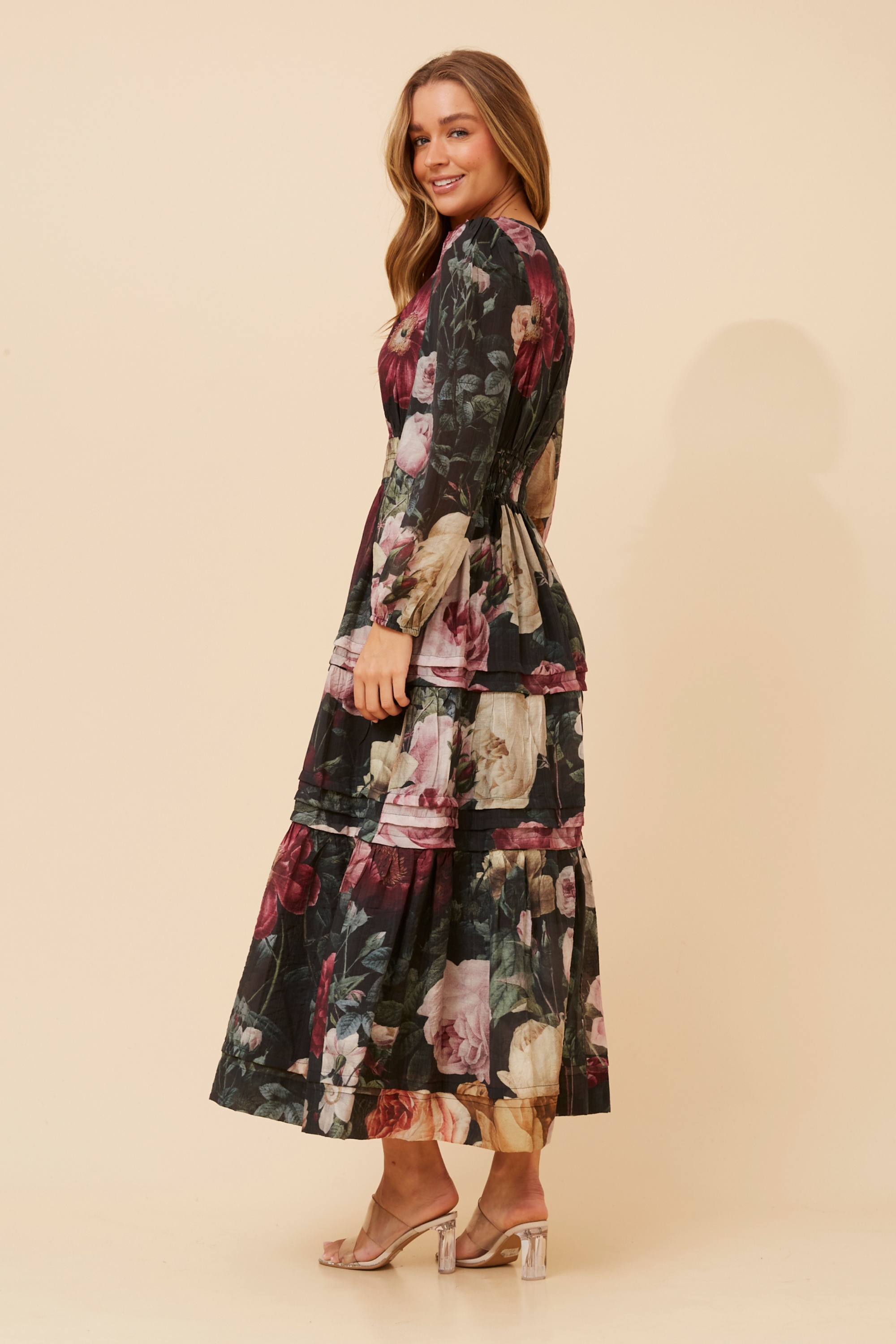 BONINA FLORAL MAXI DRESS