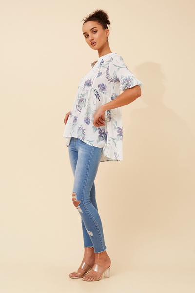 BRANDI FLORAL LACE TOP