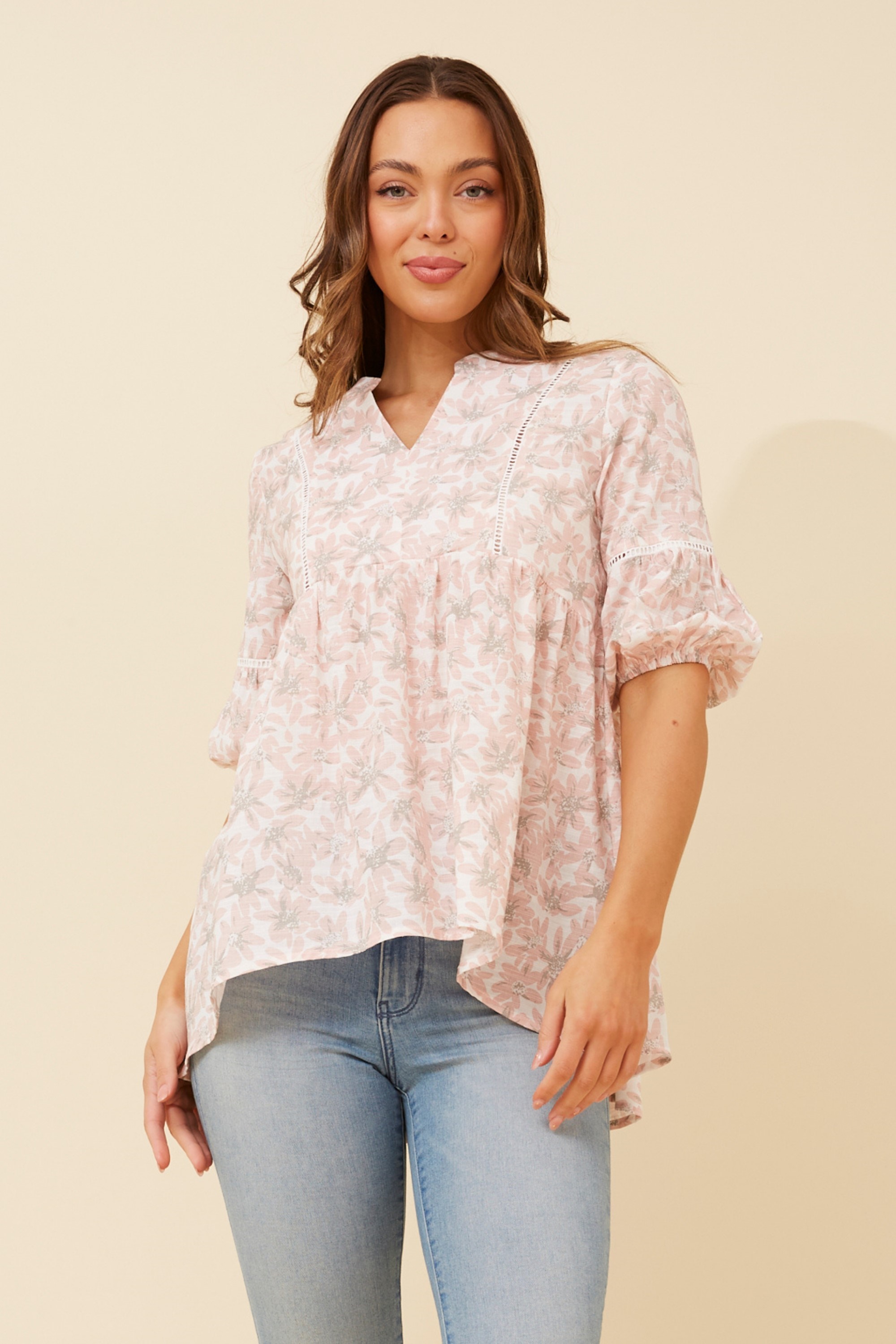 BRANDI FLORAL PRINT TOP