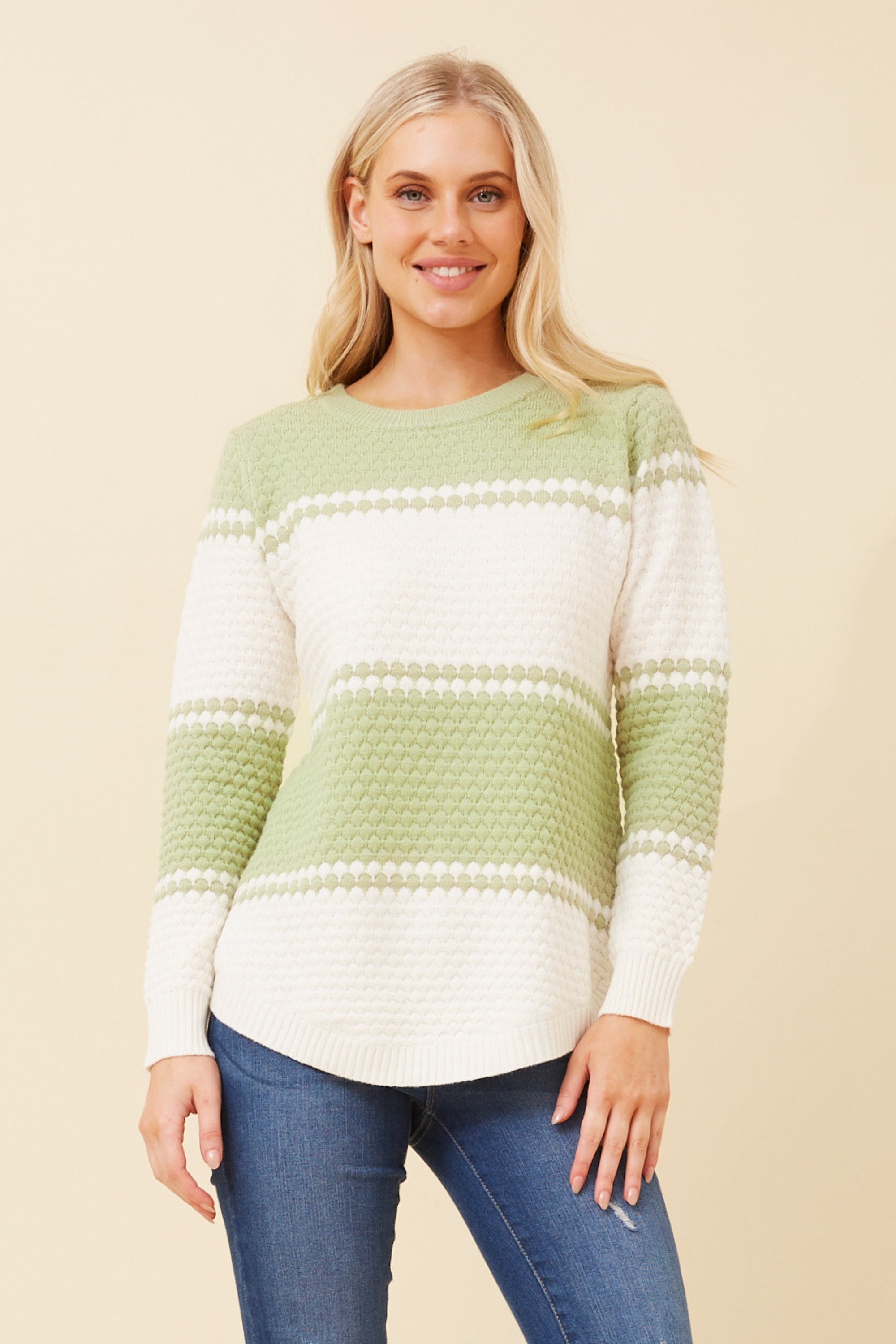 BRAY COLOURBLOCK KNIT PULLOVER