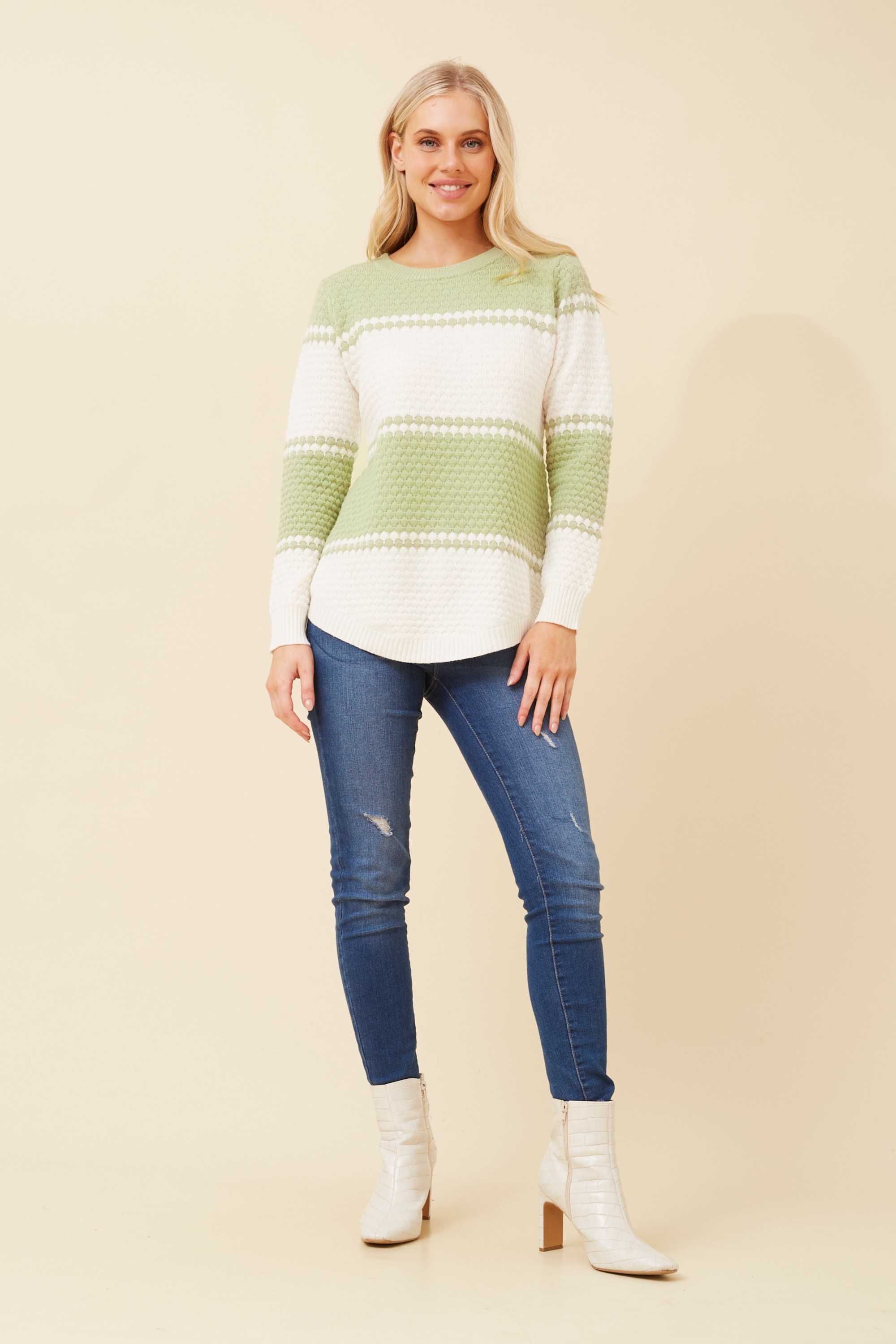 BRAY COLOURBLOCK KNIT PULLOVER