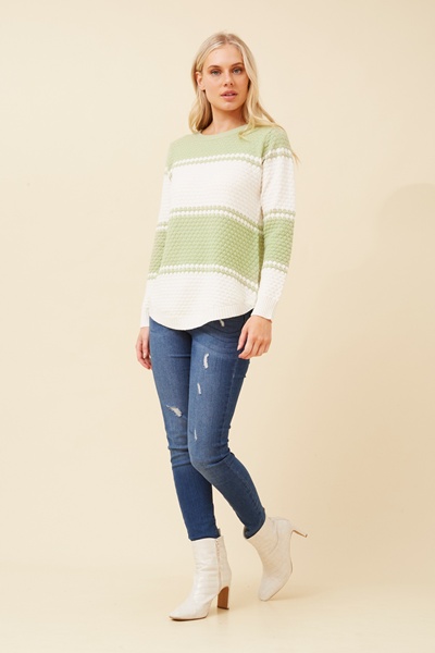 BRAY COLOURBLOCK KNIT PULLOVER