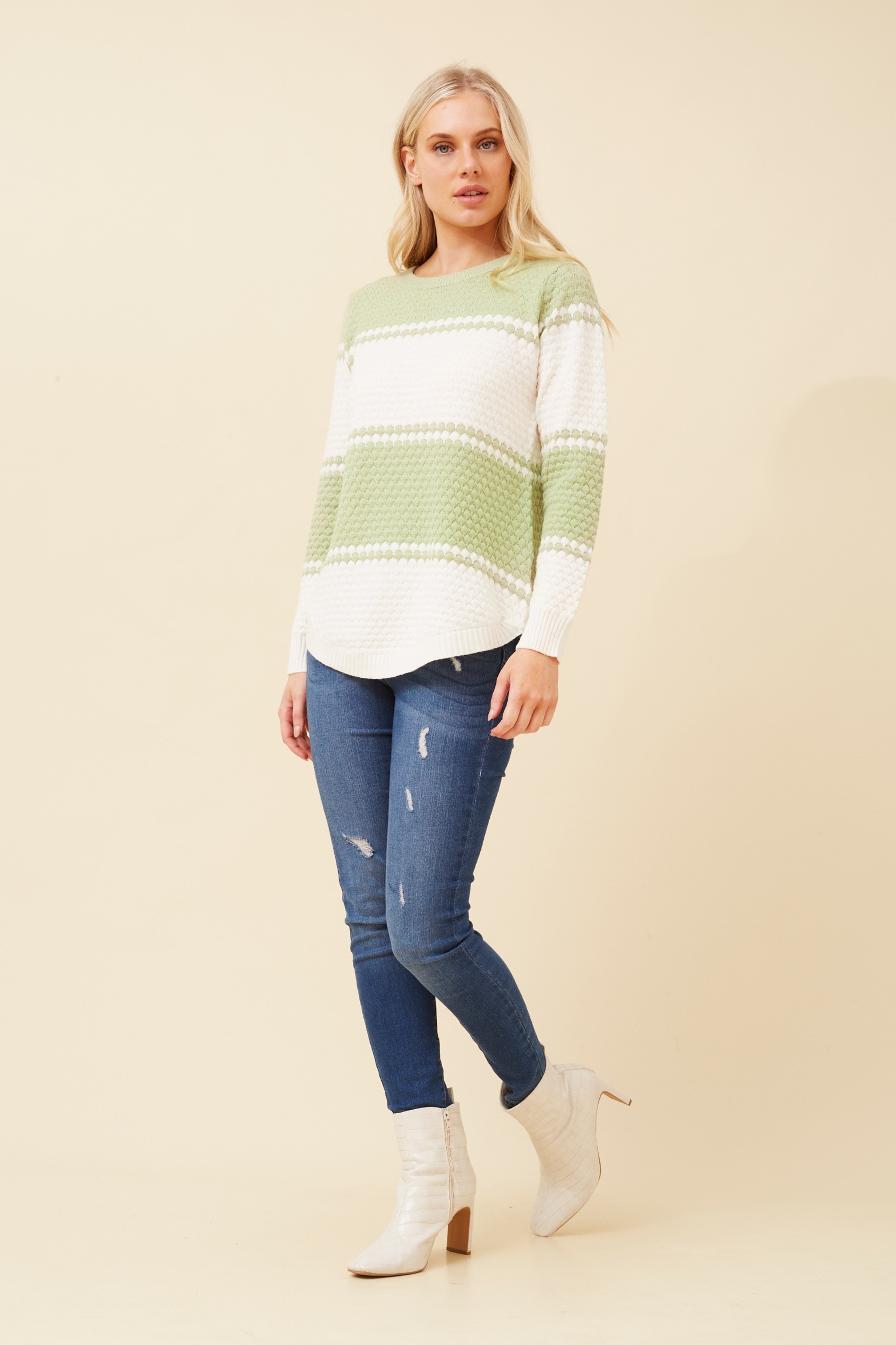 BRAY COLOURBLOCK KNIT PULLOVER