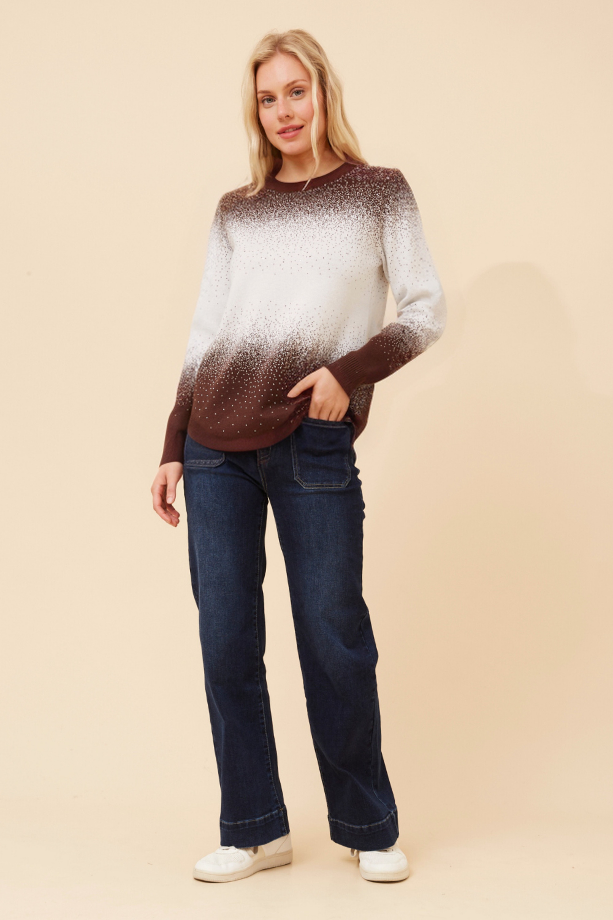 BRAY COLOURBLOCK KNIT PULLOVER