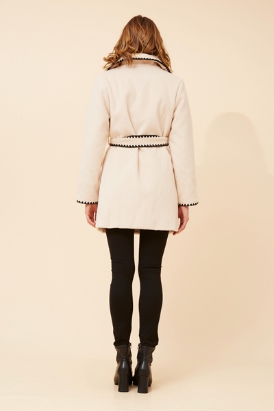 BREA BLANKET STITCHING COAT