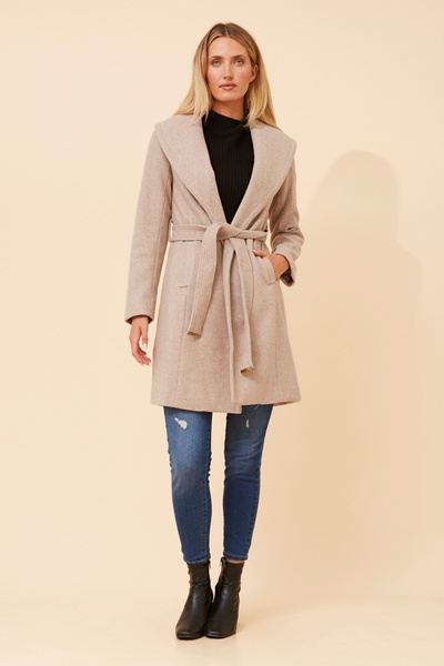 BRIDGET SHAWL COLLAR COAT