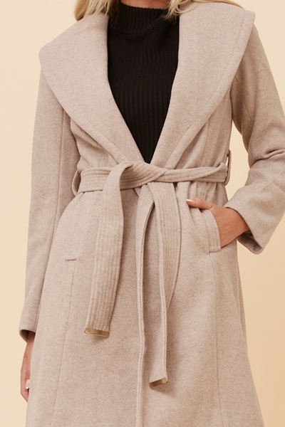BRIDGET SHAWL COLLAR COAT
