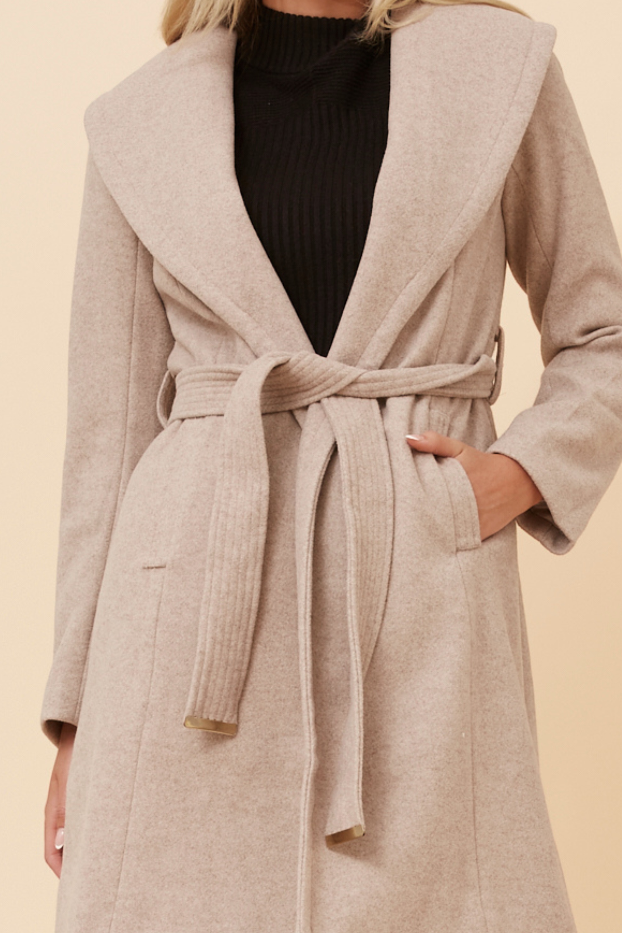 BRIDGET SHAWL COLLAR COAT