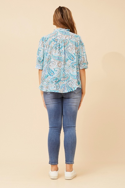 BRINLEY PAISLEY PRINT SHIRT