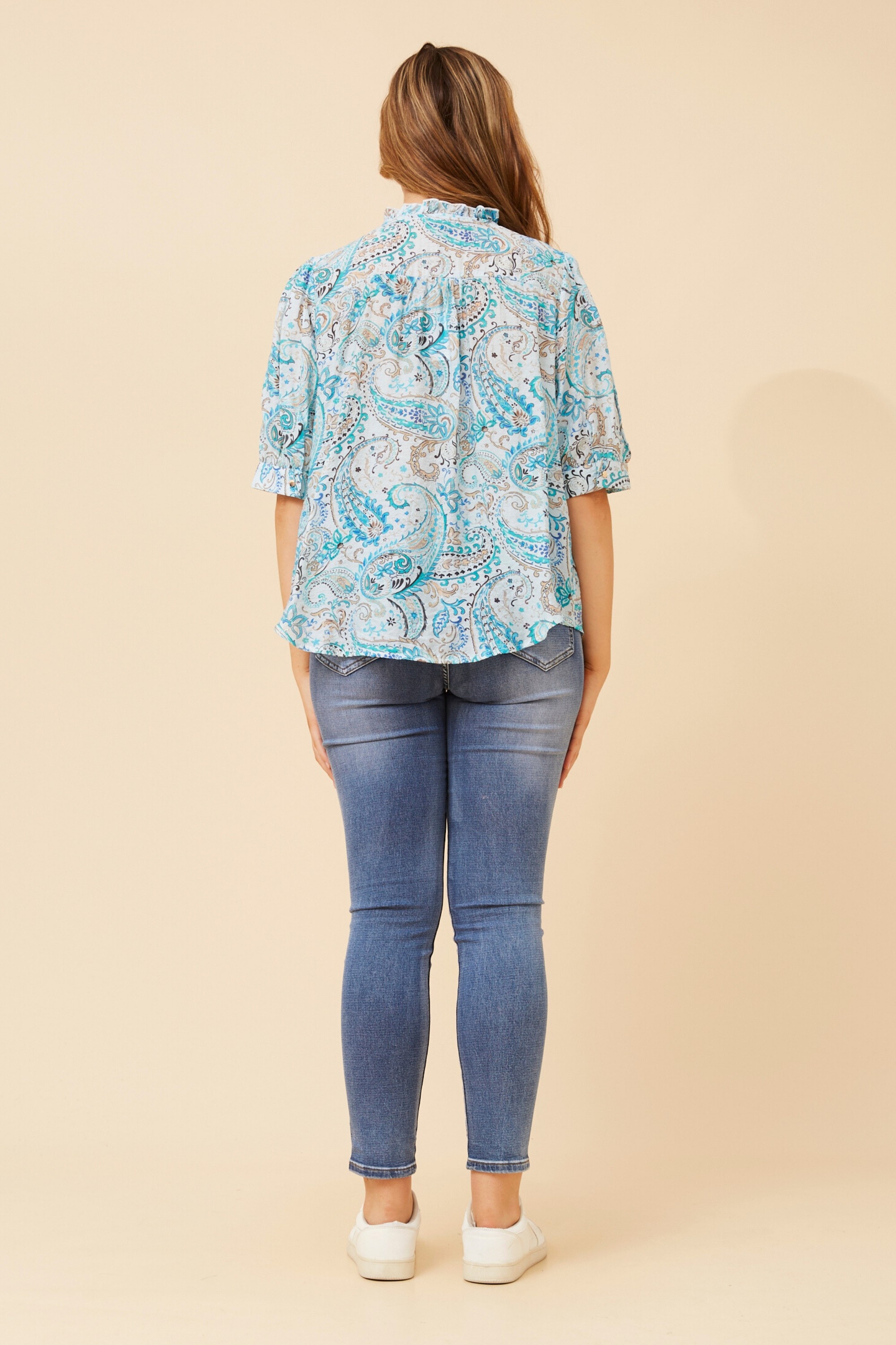 BRINLEY PAISLEY PRINT SHIRT