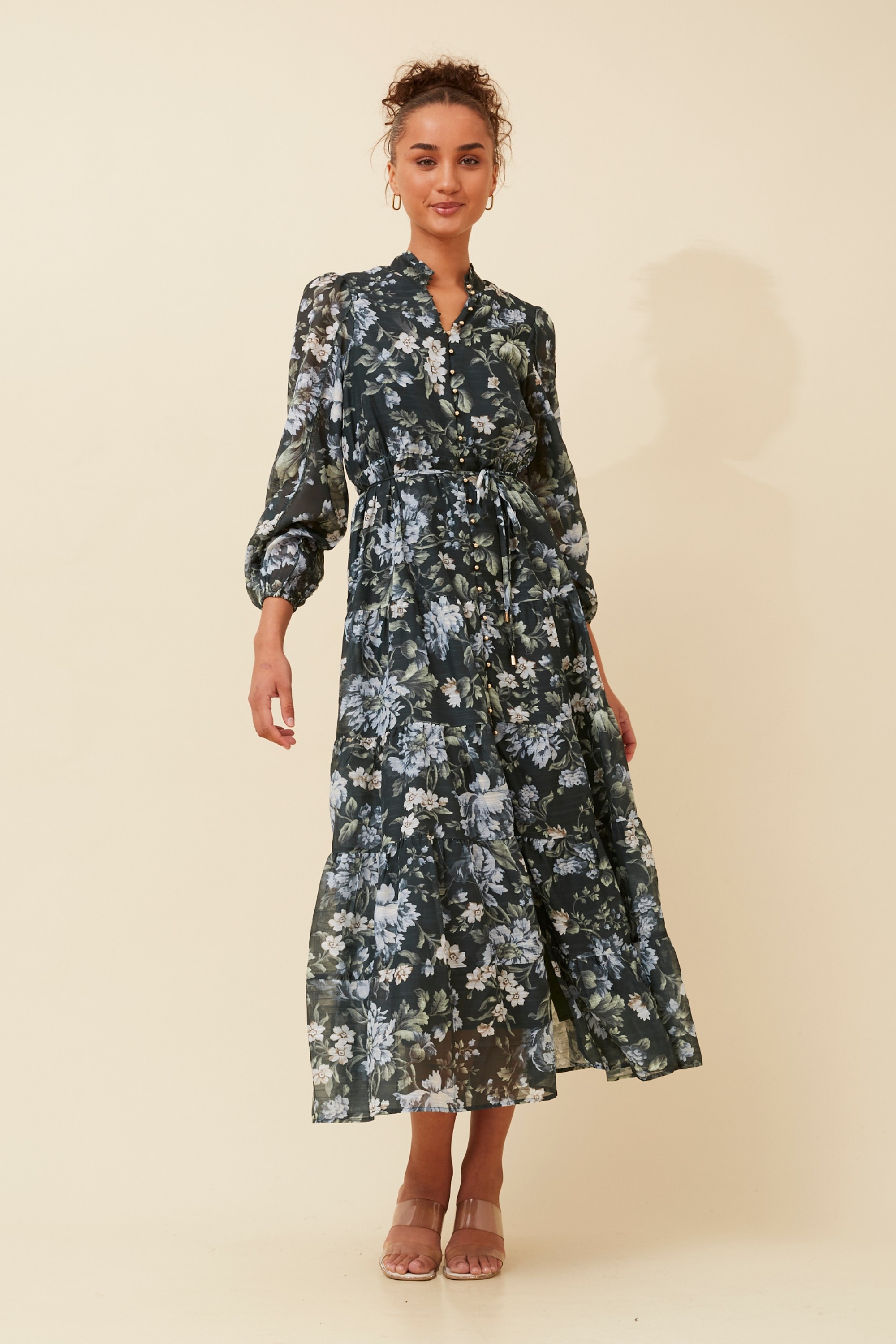 BRONYA FLORAL MAXI DRESS