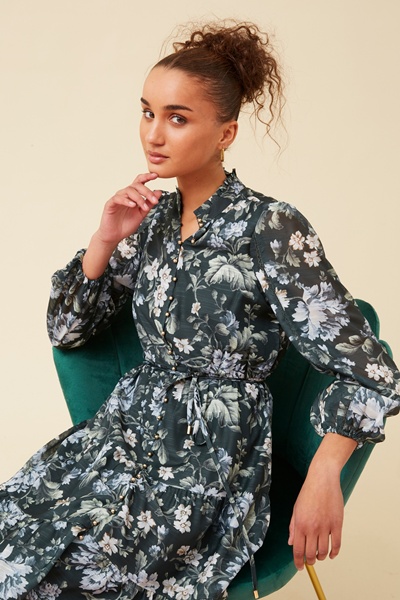 BRONYA FLORAL MAXI DRESS