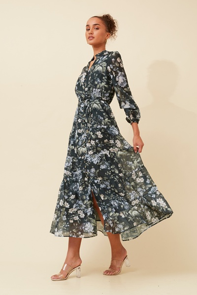 BRONYA FLORAL MAXI DRESS
