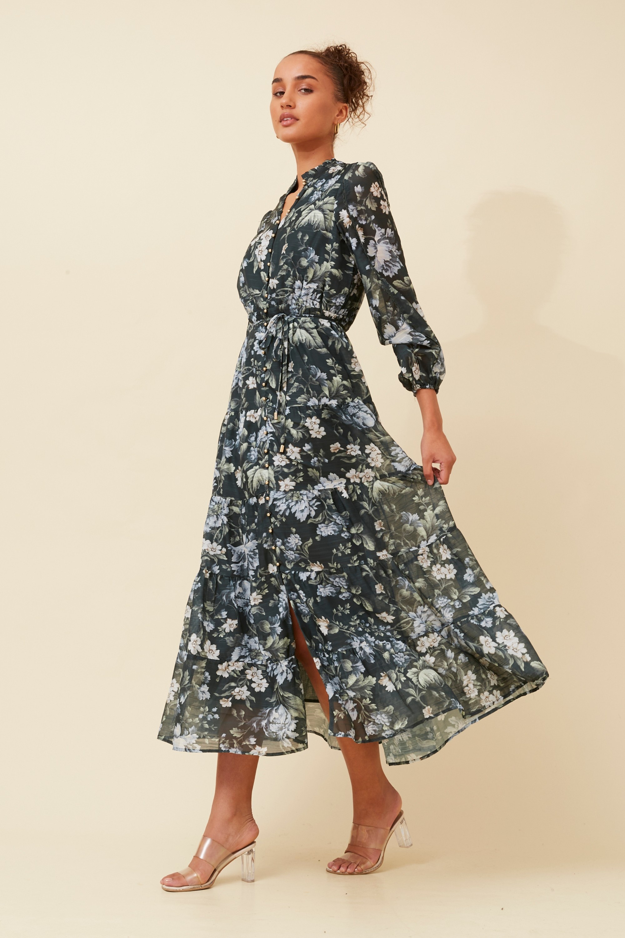 BRONYA FLORAL MAXI DRESS