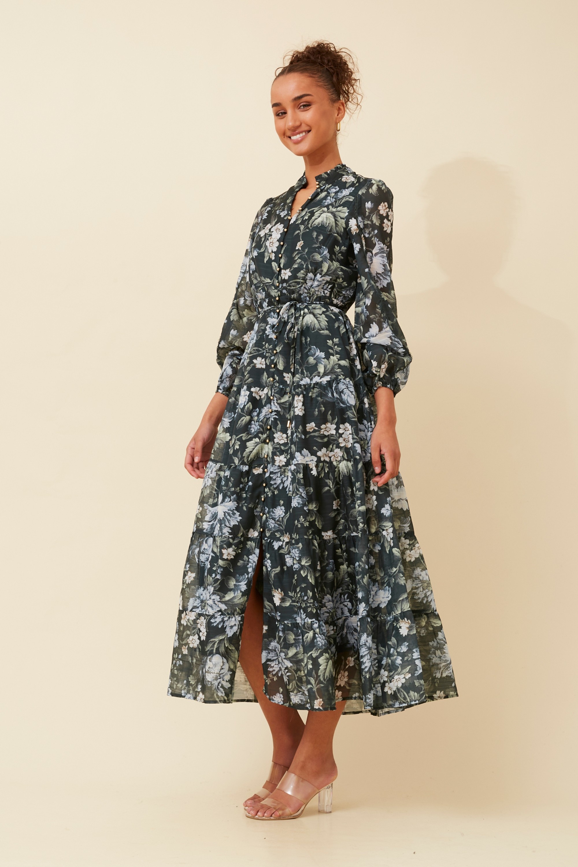 BRONYA FLORAL MAXI DRESS