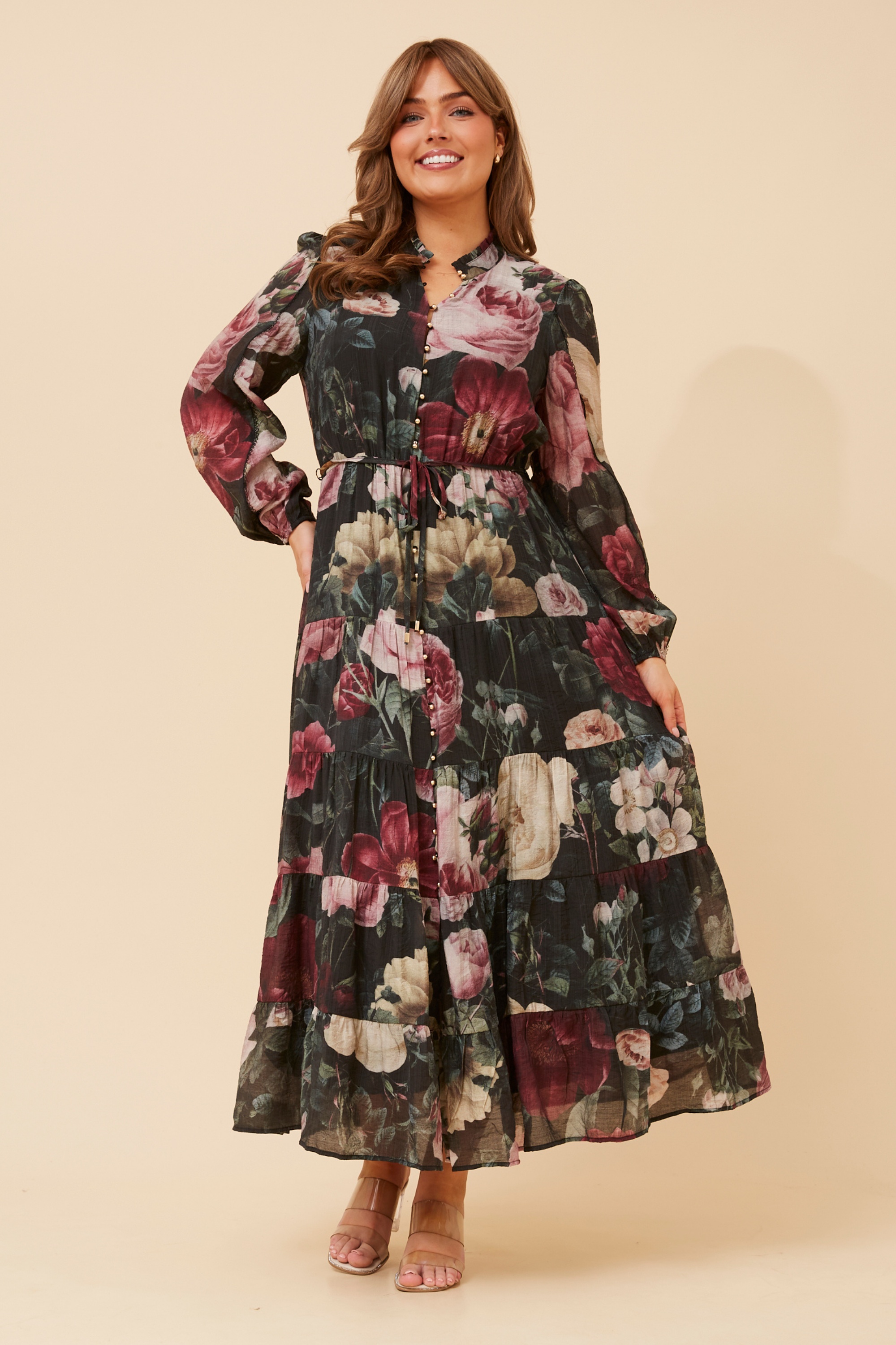BRONYA FLORAL MAXI DRESS