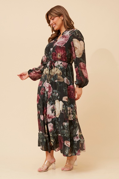 BRONYA FLORAL MAXI DRESS