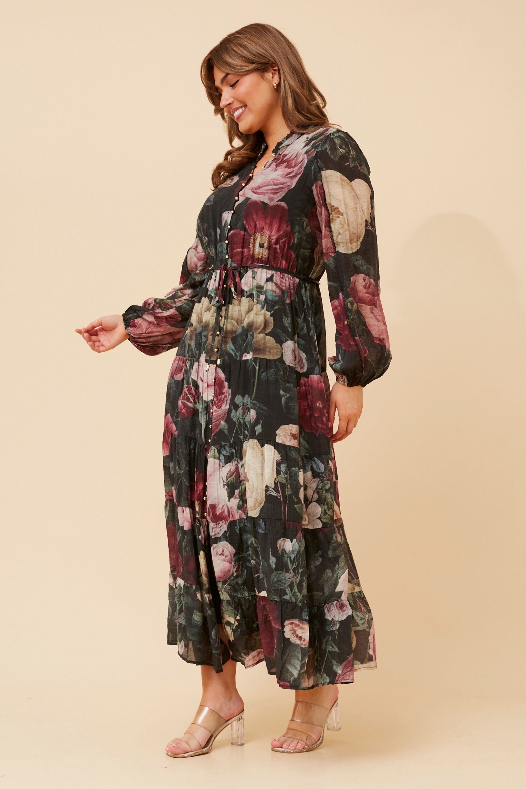 BRONYA FLORAL MAXI DRESS
