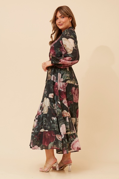 BRONYA FLORAL MAXI DRESS