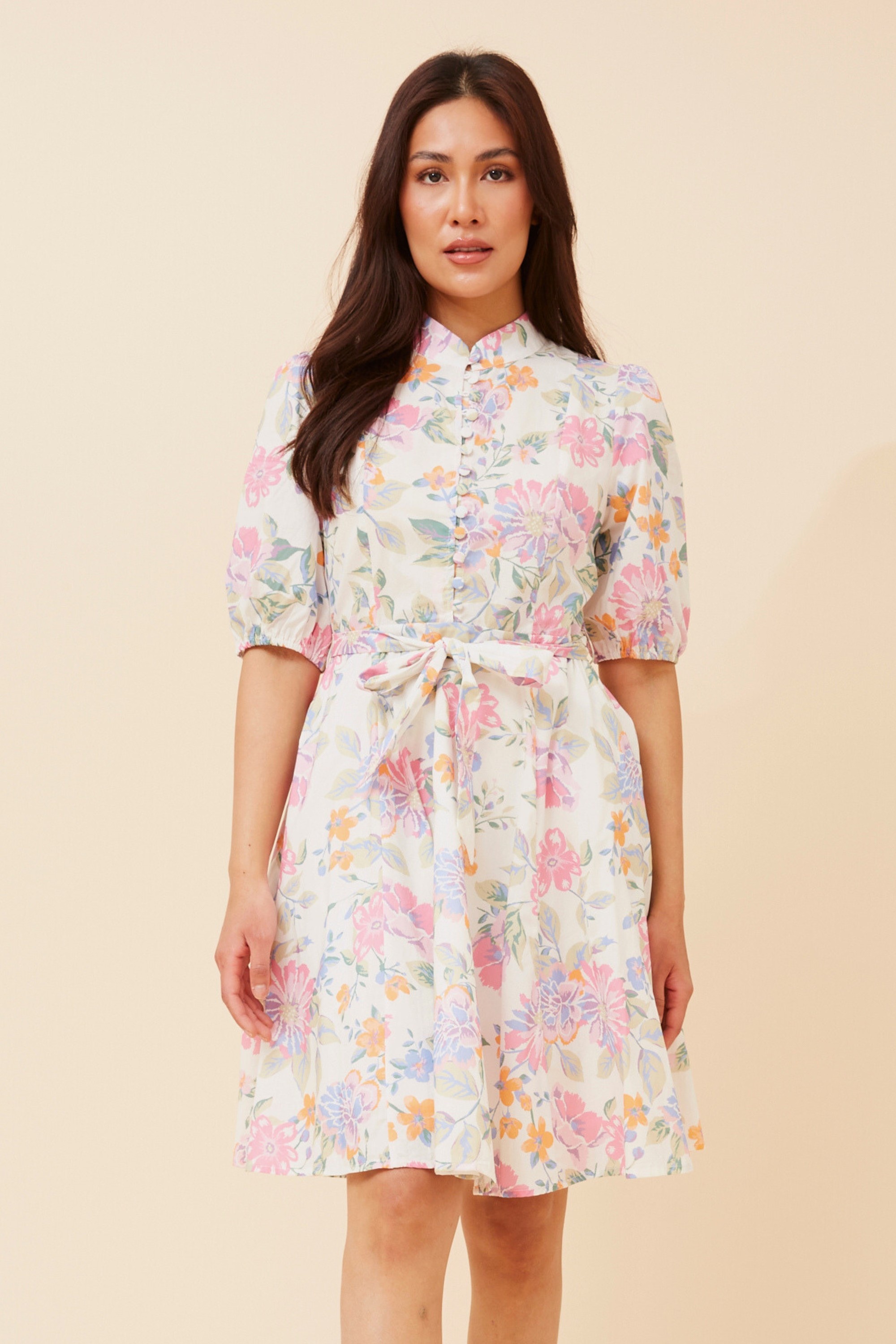 BRYNLEE FLORAL SHORT DRESS