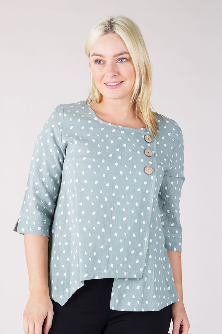 BUTTON CROSSOVER TOP
