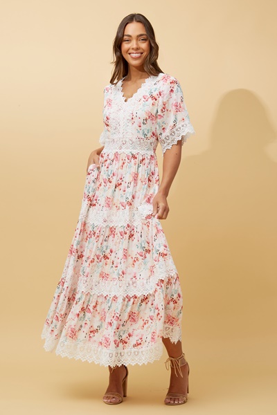 BYRON FLORAL MAXI DRESS