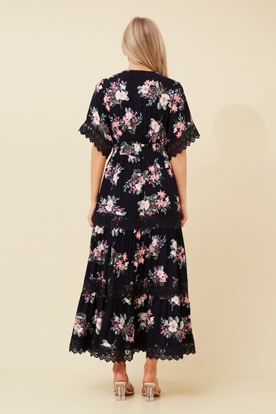 BYRON FLORAL MAXI DRESS