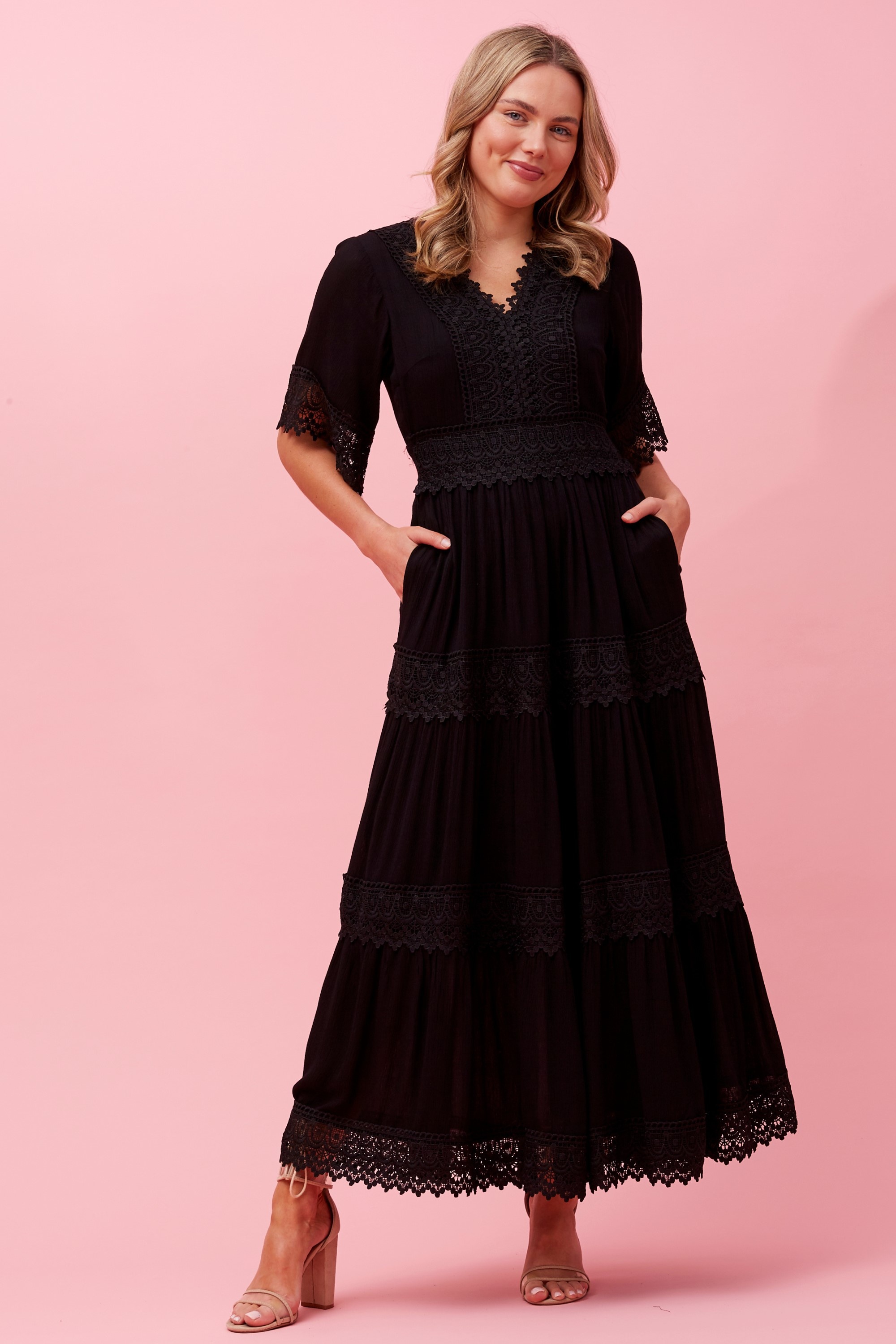 Byron lace maxi dress | Buy Online | Femme Connection Byron lace maxi dress | Buy Online | Femme Connection