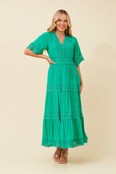 BYRON LACE MAXI DRESS