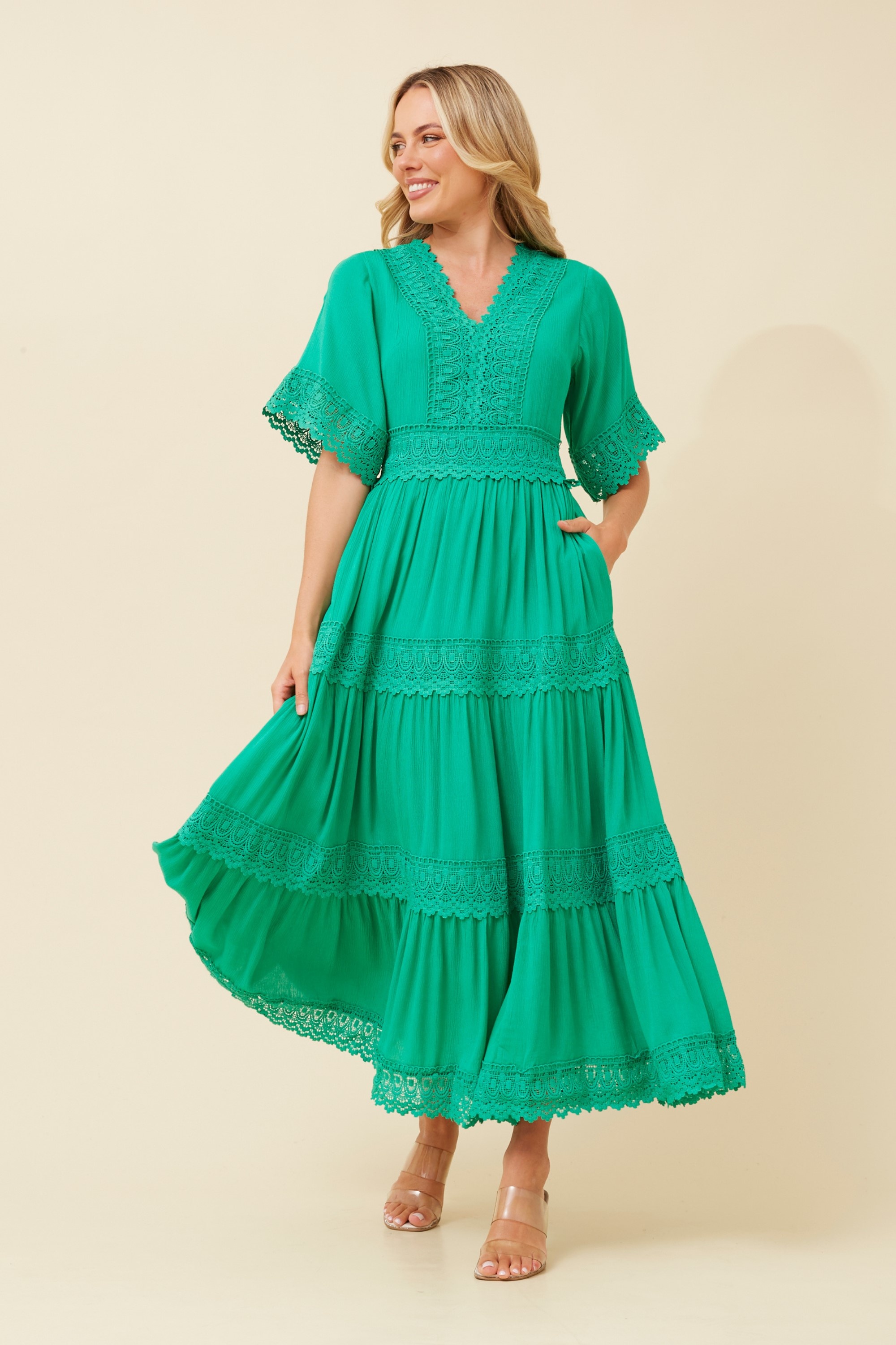 Byron lace maxi dress | Buy Online | Femme Connection