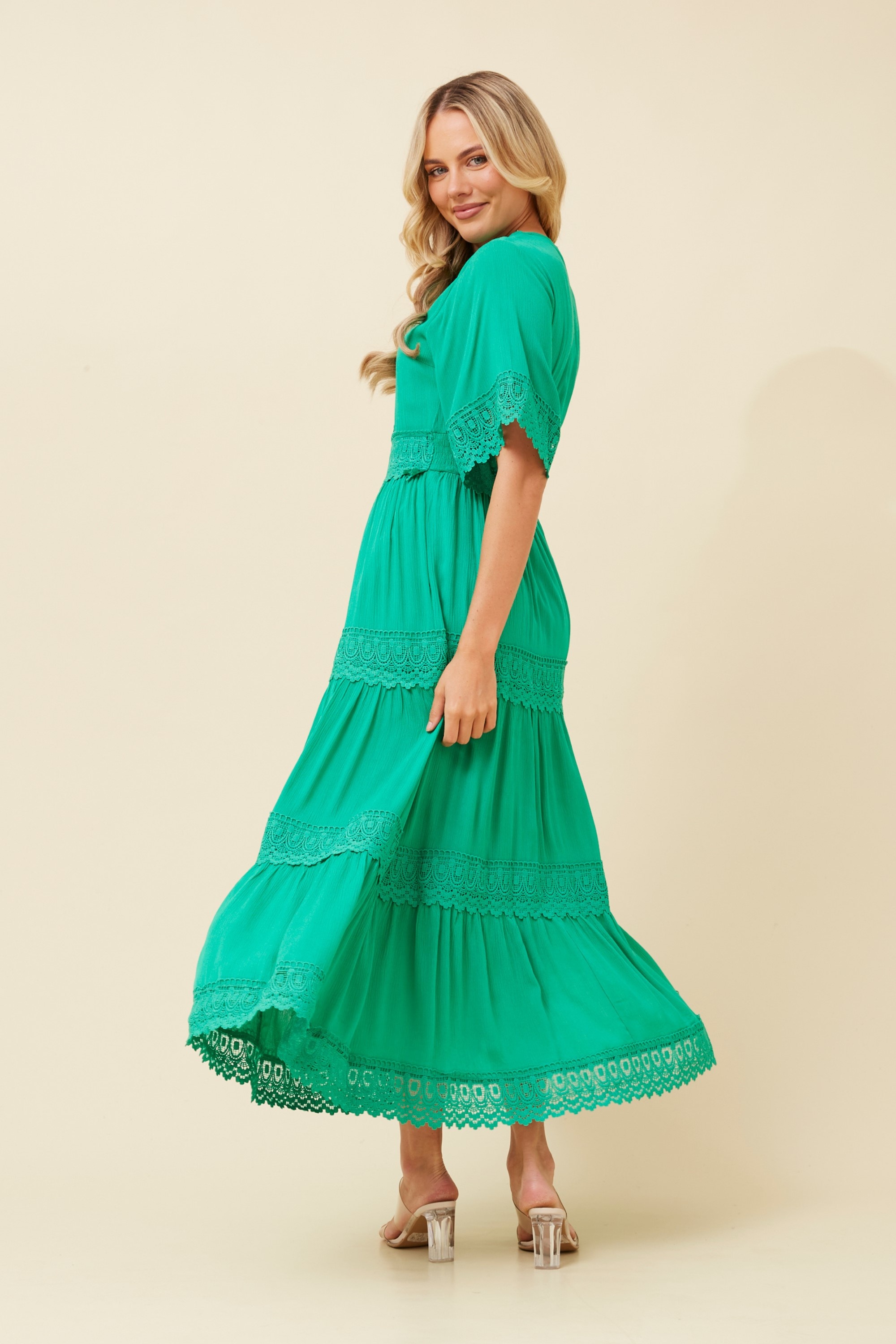BYRON LACE MAXI DRESS