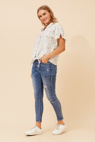 CALANDRA FLORAL SHIRT